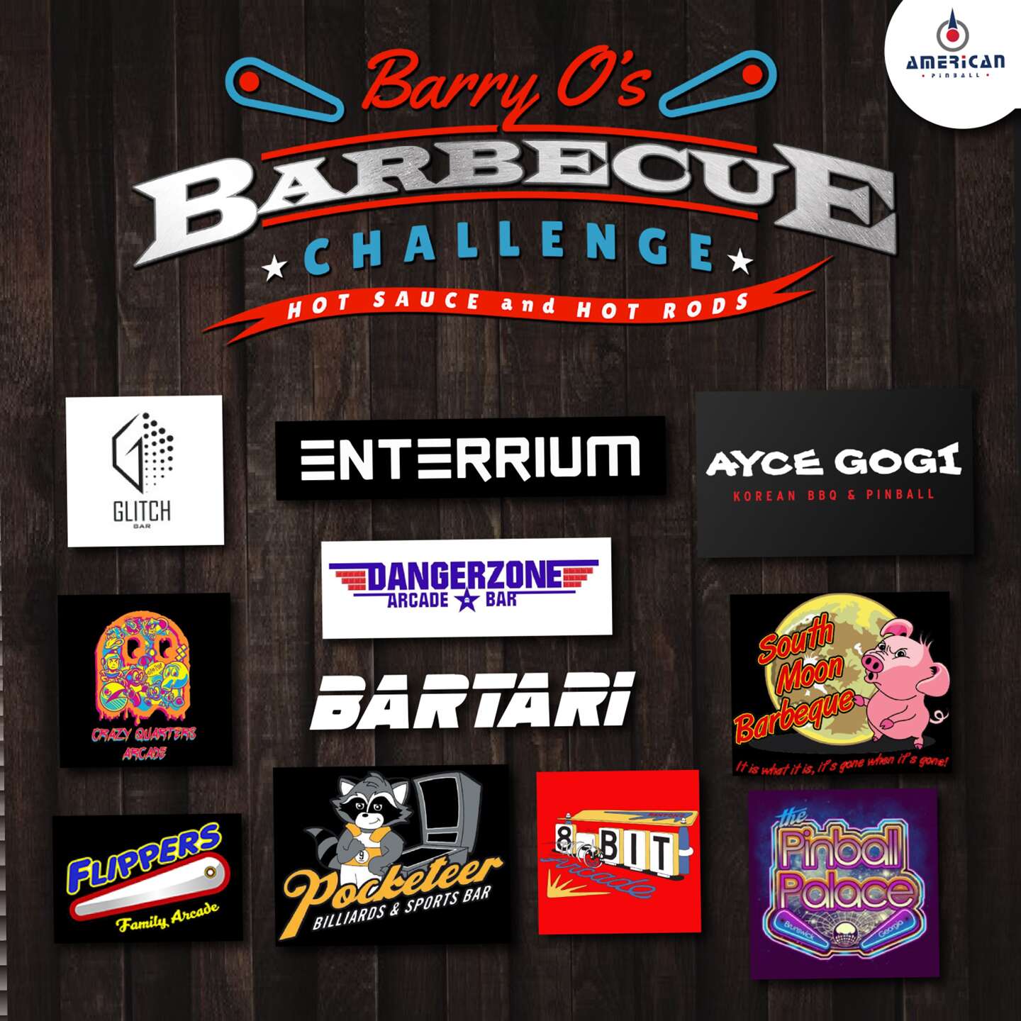 Barry O's Barbecue Challenge Hot Sauce and Hot Rods